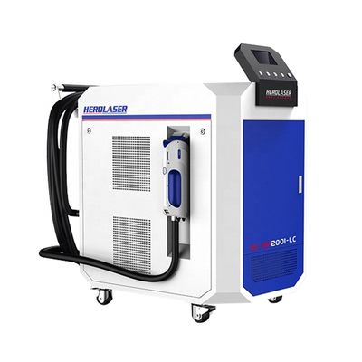 500w 1000w 1500w Pulse Laser Rust Removal Machine For Paint Oil Purple Horn