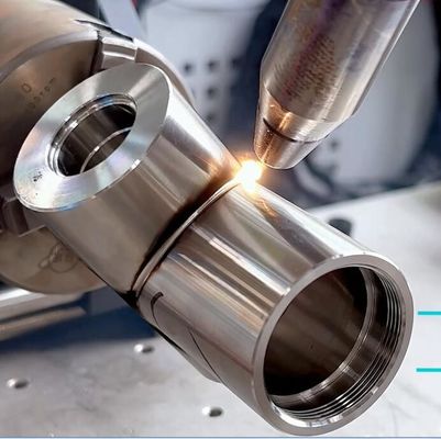 Metal Seam Purple Horn 6Kw Fiber Laser Welder , Workstation Fiber Cnc Laser Machine