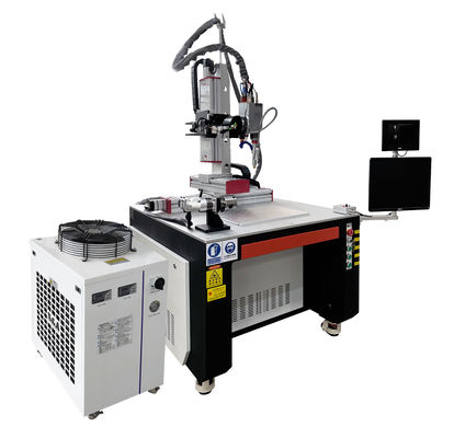 220V / 380V Purple Horn Robotic Automated Laser Welding Machine 4.6KW