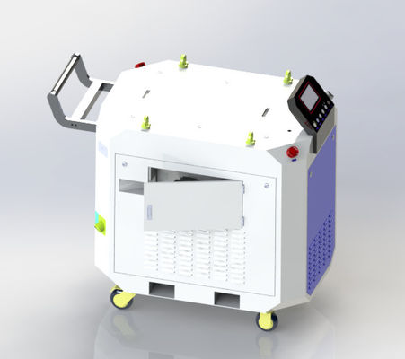 500W 0.8Mpa Laser Descaling Machine , Laser Paint And Rust Removal Tool