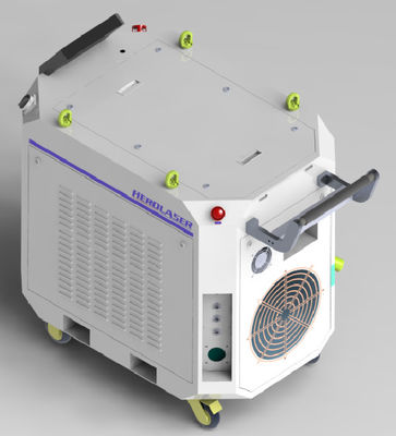 500W 0.8Mpa Laser Descaling Machine , Laser Paint And Rust Removal Tool