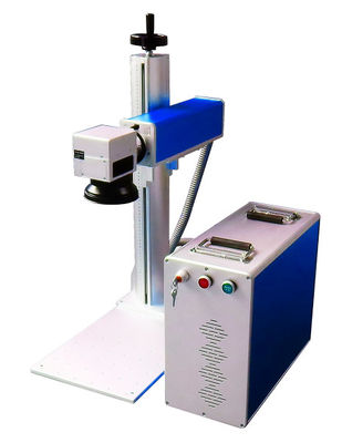 High Reliability Powerful 30W Fiber Laser Marking Machine With Rotary Axis