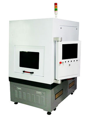 60W CCD Vision Fiber Laser Marking Machine Accurate Positioning