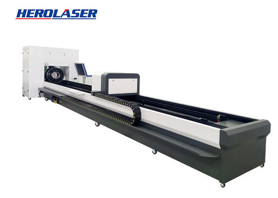 High Accuracy CNC Laser Tube Cutting Machine , Herolaser Welding