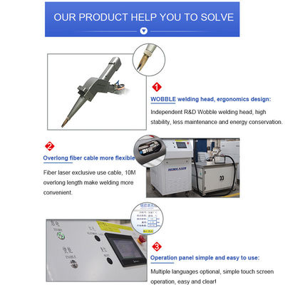 Handheld 1000W 1500W 2000W Laser Welding Machine For Mold Repairing