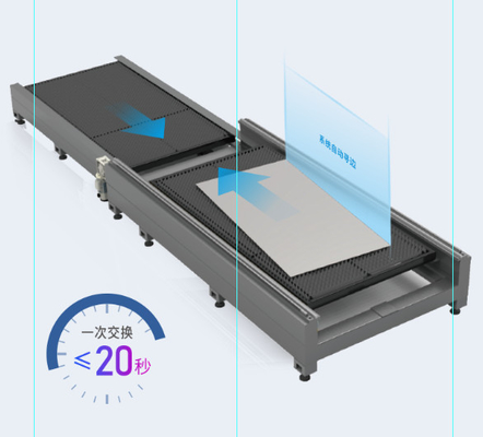 Enclosed 12kw CNC Fiber Laser Cutting Machine For Sheet Metal Fencing Panel