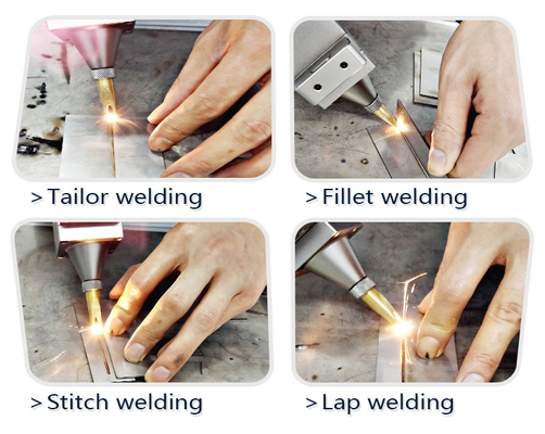 Iron Steel Metal 1500w Handheld Laser Welder With 1070nm Wavelength