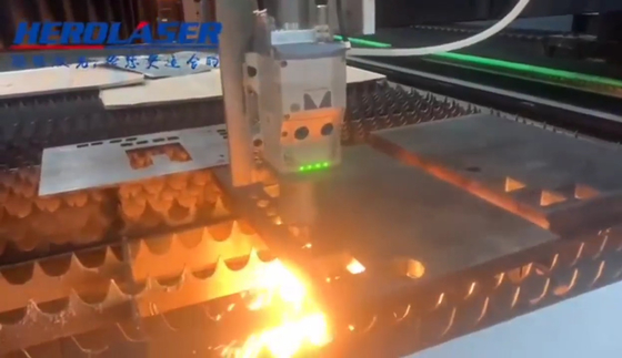 100m/min CNC Fiber Laser Cutting Machine 12kw power For Sheet Metal