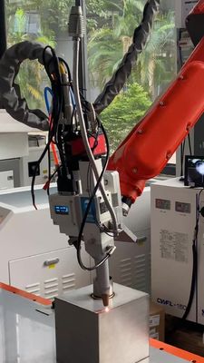 Purple Horn Robotic Laser Welding Machine , Automatic Laser Welder For Metal