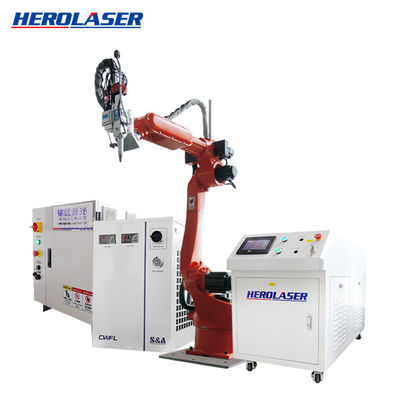 Purple Horn 3000w Robot Automatic Laser Welding Machine IPG Source