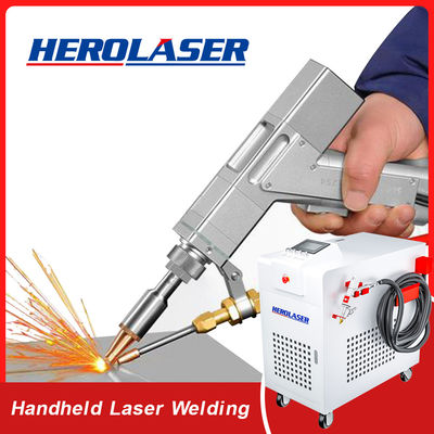 Purple Horn Handheld Laser Welding Machine For Stainless Steel Metal