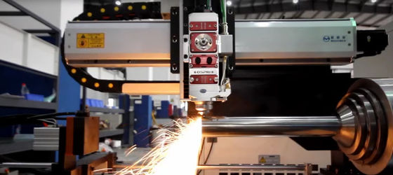 Highly Integrated 1500W RECI Laser Tube Cutting Machine For Stainless Steel